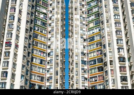 Wohnimmobilien in Hong Kong - Stockfoto