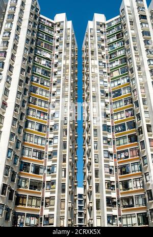 Wohnimmobilien in Hong Kong - Stockfoto