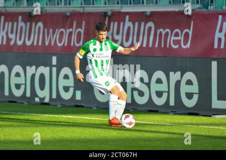 20.09.2020, St. Gallen, Kybunpark, Fußball Super League: FC St.Gallen 1879 - FC Sion, # 10 Victor Ruiz (St. Gallen) Quelle: SPP Sport Pressefoto. /Alamy Live Nachrichten Stockfoto