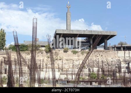 Denkmal des 50. Jahrestages der sowjetischen Armenien Stockfoto