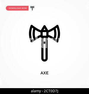 Einfaches AX-Vektor-Symbol. Moderne, einfache flache Vektor-Illustration für Website oder mobile App Stock Vektor