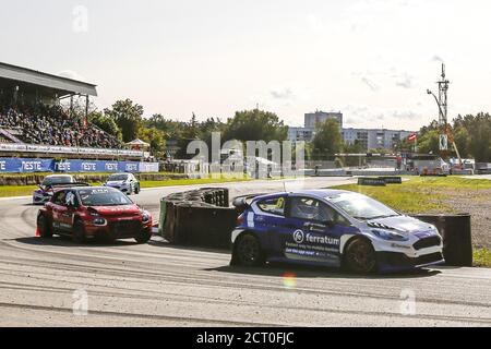 Projekt E, BAUMANIS Janis (LVA), Team Stard (AUT), Ford Fiesta, Aktion während der Neste World RX von Riga-Lettland, 5. Runde der FIA World Rally 2020 Stockfoto