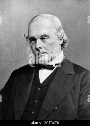 Joseph Lister. Porträt des britischen Chirurgen Joseph Lister, 1. Baron Lister (1827-1912), um 1902. Lister war ein Pionier der antiseptischen Chirurgie. Stockfoto