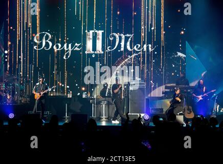 Hongkong, China: 05. Dez. 2016. Boyz II Men tritt im Hong Kong Convention Center auf. Alamy Stock Image/Jayne Russell Stockfoto