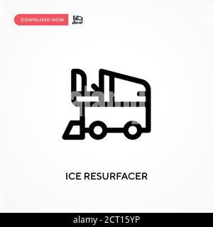 Einfaches Vektor-Symbol für Eisschaufel. Moderne, einfache flache Vektor-Illustration für Website oder mobile App Stock Vektor