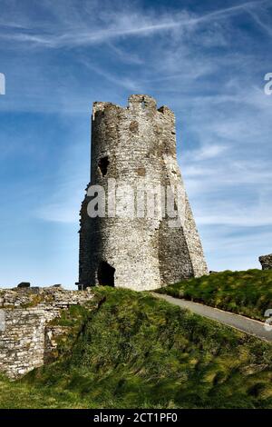 North Tower Gateway Aberystwyth Castle Ceredigion Wales Großbritannien Stockfoto