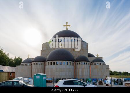 Warschau, Polen - 20. September 2020: Die Orthodoxe Kirche (Hagia Sofia). Es ist die erste orthodoxe Kirche seit über 100 Jahren in Warschau. Stockfoto