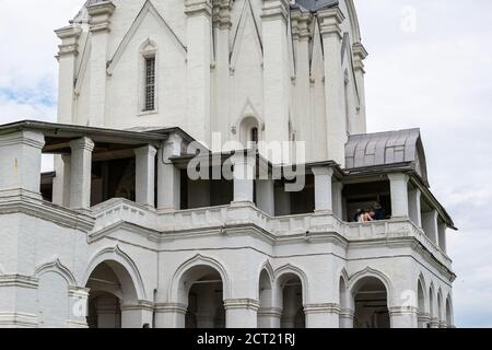 Moskau, Russland - 5. September 2020. Kirche der Himmelfahrt in Kolomenskoye. UNESCO-Weltkulturerbe seit 1994 Stockfoto