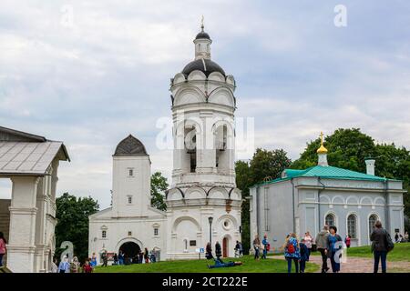 Moskau, Russland - 5. September 2020. Die Kirche St. Georg des Siegreichen in Kolomenskoje Stockfoto