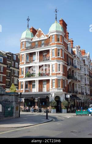 Spaghetti House Italian Restaurant - in einem georgianischen Stadthaus in der Duke Street, Mayfair, London, Großbritannien Stockfoto