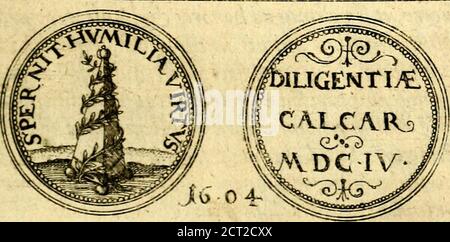 . Emblemata anniversaria Academiae Noribergensis, qvae est Altorffii: Stvdiorum juventutis exercitandorum caussâ inde ab ann. Christi CD D LXXVII usq; ad annum CD D CXVI proposita; oratiunculais eruditis & nervosis in panegyribus accademicis explicata . M 8 D I C 0. ORATIO PRIMiE CLASSIS, RECITATAaJOHANNE-JACO-bo Wolf, Spirenfi.. Stockfoto