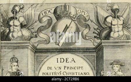 . Idea de vn principe politico christiano : representada en cien empresas . .¿ DIE gern CL,LIBRARA •y í&gt;. I: ir/y / /• xr ^^íprincipepolitico00saav. 4 Stockfoto