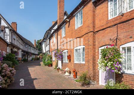 Gebäude aus der Zeit, Malt Mill Lane, Alcester, Warwickshire, England, Großbritannien Stockfoto