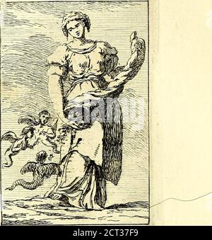 . Iconologie tirée de divers auteurs : ouvrage utile aux gens de lettres, aux poëtes, aux artistes, & généralement à tous les amateurs des beaux Arts . PRIXou récompence, 1-#A figure allégorique qui reprcfentcce lujet eft vêtue dune Robe blanche,fur laquelle eft une tunique dor, pourindiquer que les rccompenlès lont duesau pur mérite. La couronne de laurier& le rameau dolivier quon lui don-ne pour emblèmes , lont allofits auxdeux fortes de récompenfes, lune auxguerriers, & lautre aux perfonnes il-luftres qui tont fleurir les Arts & lesfcienccs pendent la paix. TUÏMIO. V Itti rttppefentdto per Stockfoto