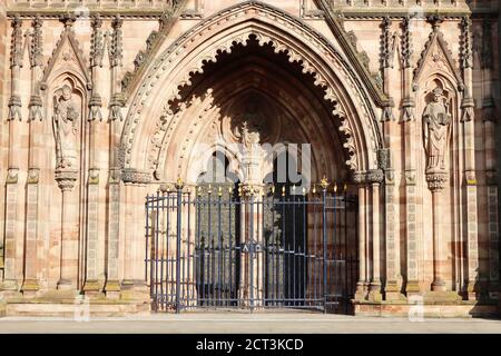 Hereford Cathedral, Hereford, Großbritannien Stockfoto