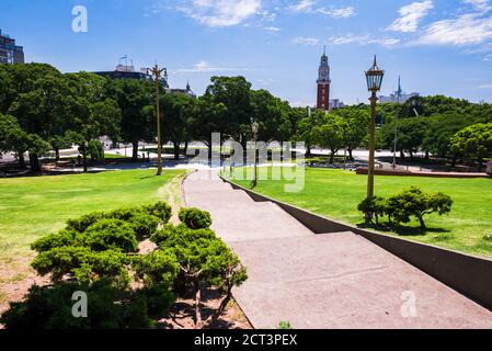 Englischer Uhrturm (Torre Monumental), Buenos Aires, Argentinien, Südamerika Stockfoto