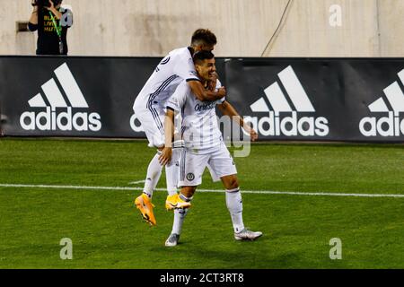 Harrison, USA. September 2020. Harrison - New Jersey ', 20/09/2020 - Montreal Impact gegen Philadelphia Union in der Red Bull Arena in Harrison, New Jersey, USA am 20. September. Foto: Morgan Tencza/Sports Press Foto Morgan Tencza/Sports Press Foto: SPP Sport Press Foto. /Alamy Live Nachrichten Stockfoto