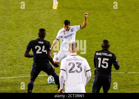 Harrison, USA. September 2020. Harrison - New Jersey ', 20/09/2020 - Montreal Impact gegen Philadelphia Union in der Red Bull Arena in Harrison, New Jersey, USA am 20. September. Foto: Morgan Tencza/Sports Press Foto Morgan Tencza/Sports Press Foto: SPP Sport Press Foto. /Alamy Live Nachrichten Stockfoto