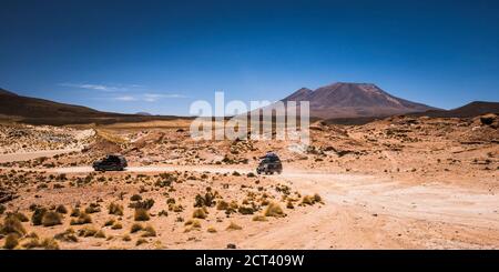 Chiguana Wüste, Teil einer 3-tägigen Tour durch das Altiplano von Bolivien, Südamerika Stockfoto