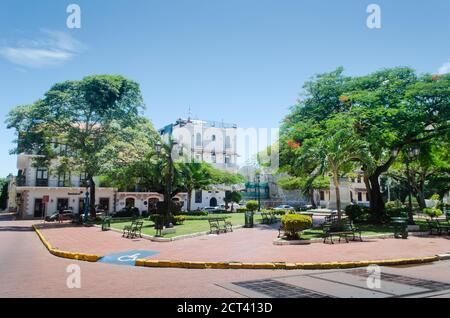 Herrera Platz in der Altstadt von Panama City Stockfoto