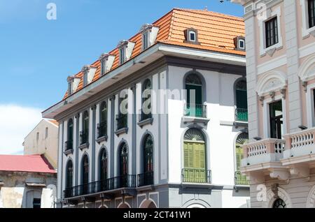 Das Panama Canal Museum im Herzen der Altstadt, neben dem Cathedral Park Stockfoto