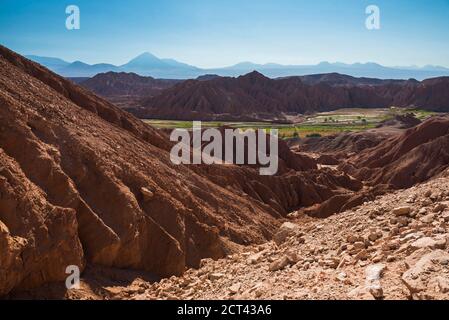 Katarpe Valley, etwas außerhalb von San Pedro de Atacama, Atacama Wüste, Nord-Chile, Südamerika Stockfoto