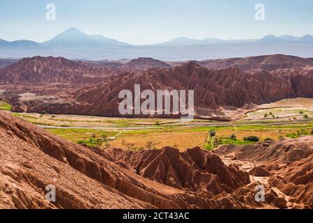 Katarpe Valley, etwas außerhalb von San Pedro de Atacama, Atacama Wüste, Nord-Chile, Südamerika Stockfoto