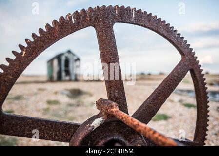 Dungeness Beach, Kent, England, Vereinigtes Königreich, Europa Stockfoto