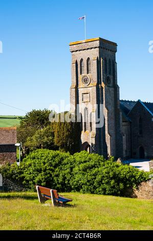 Holy Trinity Church, Salcombe, Devon, Südwestengland, Großbritannien, Europa Stockfoto