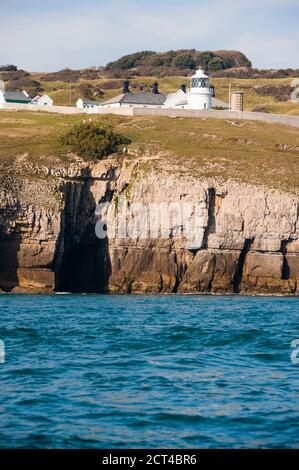 Anvil Point Lighthouse, Swanage, Dorset, Jurassic Coast, England, Vereinigtes Königreich, Europa Stockfoto