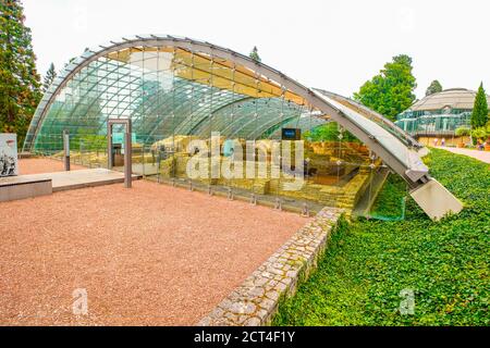 Römische Bäder von Badenweiler, Südschwarzwald, Baden-Württemberg, Deutschland. Stockfoto