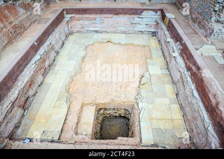 Römische Bäder von Badenweiler, Südschwarzwald, Baden-Württemberg, Deutschland. Stockfoto