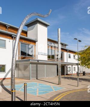 Modernes Gesundheitszentrum Gebäude in Ravenswood privaten Wohnbau, Ipswich, Suffolk, England, Großbritannien Stockfoto