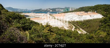 Deponie, Kowloon, Hongkong, China Stockfoto