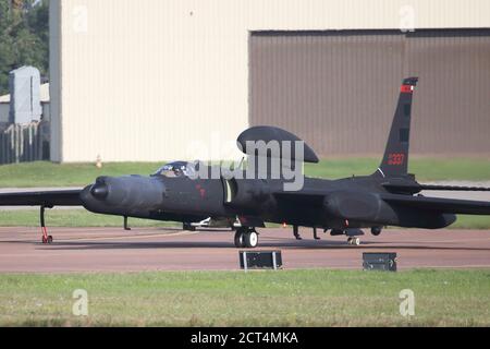 Lockheed U-2 Rolling bei RAF Fairford, Gloucestershire, Großbritannien Stockfoto