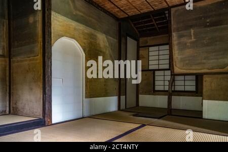 Shokintei Teehaus im Japanischen Garten der Kaiserlichen Villa Katsura, Kyoto, Japan Stockfoto