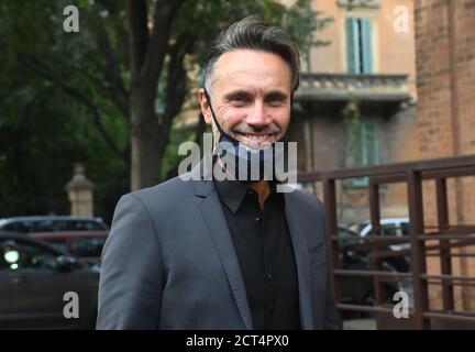 Bologna, Italien. September 2020. Hochzeit von Nicoletta Mantovani mit Alberto Tinarelli in der Kirche Sant'Antonio da Padova in Bologna im Gastfoto der Hochzeit Annamaria Bernini (Gianni Schicchi/Fotografmma, BOLOGNA - 2020-09-21) ps das Foto kann in Bezug auf den Kontext verwendet werden, in dem es aufgenommen wurde, Und ohne die diffamierende Absicht der Anstand der Menschen vertreten Kredit: Independent Photo Agency / Alamy Live News Stockfoto