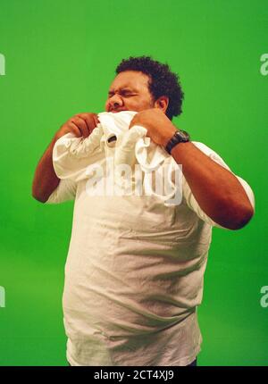 Fatman Scoop 8. November 2003, Dänemark Studios, London, England. Stockfoto