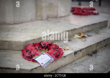 Chelsea war Monument, ein Denkmal am Sloane Square, London, England Stockfoto