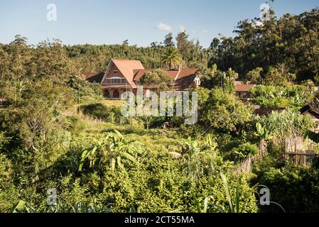 Andasibe Bahnhof, Alaotra-Mangoro Region, Ost-Madagaskar Stockfoto