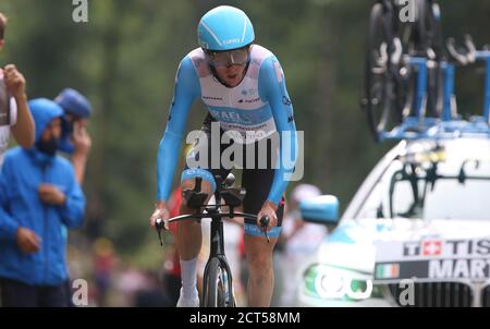 Daniel Martin von Israel Start - UP Nation während der Tour de France 2020, Radrennen Etappe 20, Zeitfahren, Lure - La Planche des Belles Filles (36,2 km) am 19. September 2020 in Plancher-les-Mines, Frankreich - Foto Laurent Lairys / MAXPPP Stockfoto