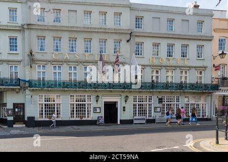 The Castle Hotel in High Street, Windsor, Berkshire, England, Großbritannien Stockfoto