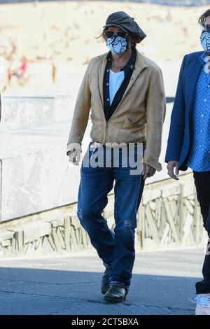 SAN SEBASTIAN, SPANIEN - September 20: **KEIN SPANIEN** Johnny Depp beim 'Crock of Gold: Ein paar Runden mit Shane MacGowan' Fotocall während des 68. San Sebastian International Film Festival im Kursaal Palace am 20. September 2020 in Donostia / San Sebastian, Spanien. Quelle: Jimmy Olsen/MediaPunch Stockfoto