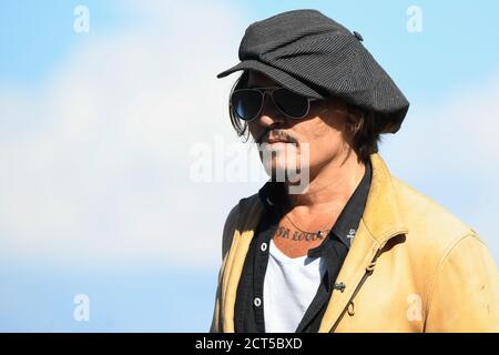 SAN SEBASTIAN, SPANIEN - September 20: **KEIN SPANIEN** Johnny Depp beim 'Crock of Gold: Ein paar Runden mit Shane MacGowan' Fotocall während des 68. San Sebastian International Film Festival im Kursaal Palace am 20. September 2020 in Donostia / San Sebastian, Spanien. Quelle: Jimmy Olsen/MediaPunch Stockfoto