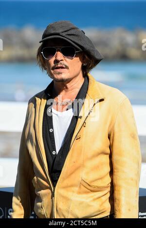SAN SEBASTIAN, SPANIEN - September 20: **KEIN SPANIEN** Johnny Depp beim 'Crock of Gold: Ein paar Runden mit Shane MacGowan' Fotocall während des 68. San Sebastian International Film Festival im Kursaal Palace am 20. September 2020 in Donostia / San Sebastian, Spanien. Quelle: Jimmy Olsen/MediaPunch Stockfoto