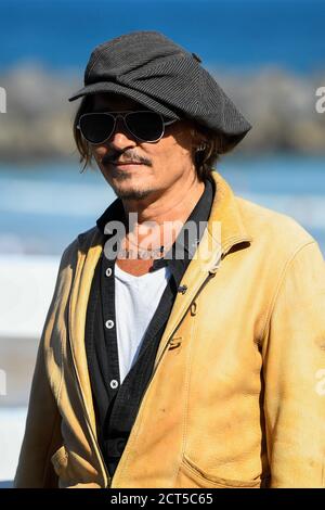 SAN SEBASTIAN, SPANIEN - September 20: **KEIN SPANIEN** Johnny Depp beim 'Crock of Gold: Ein paar Runden mit Shane MacGowan' Fotocall während des 68. San Sebastian International Film Festival im Kursaal Palace am 20. September 2020 in Donostia / San Sebastian, Spanien. Quelle: Jimmy Olsen/MediaPunch Stockfoto