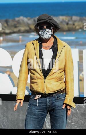 SAN SEBASTIAN, SPANIEN - September 20: **KEIN SPANIEN** Johnny Depp beim 'Crock of Gold: Ein paar Runden mit Shane MacGowan' Fotocall während des 68. San Sebastian International Film Festival im Kursaal Palace am 20. September 2020 in Donostia / San Sebastian, Spanien. Quelle: Jimmy Olsen/MediaPunch Stockfoto