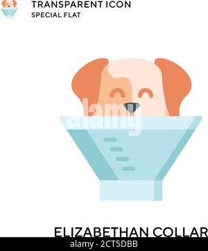 Elizabethan Kragenvektor-Symbol. Flache Illustration. Vektor EPS 10. Stock Vektor