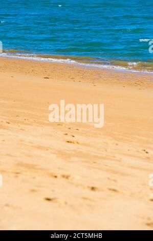 Golden Sand am Tata Beach, Golden Bay, Südinsel, Neuseeland Stockfoto