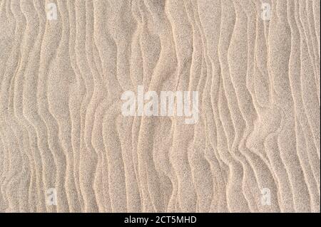 Sandmuster am Wharariki Beach, Golden Bay, Südinsel, Neuseeland Stockfoto